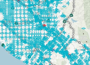 Hotspot assignments shown on a map of Orange County